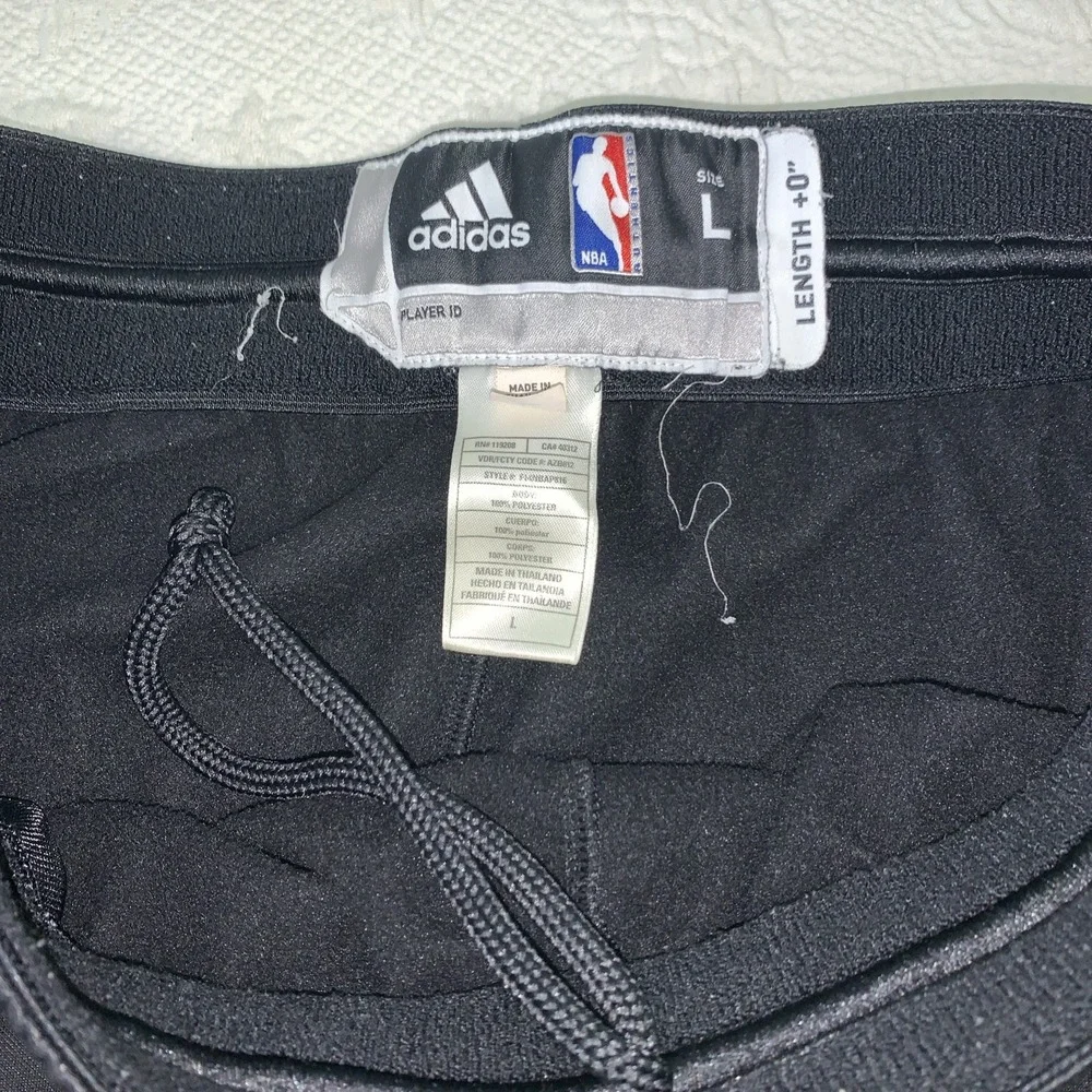 Team Issued Adidas LA Lakers NBA Sweatpants Players Black White Drew League Sz L